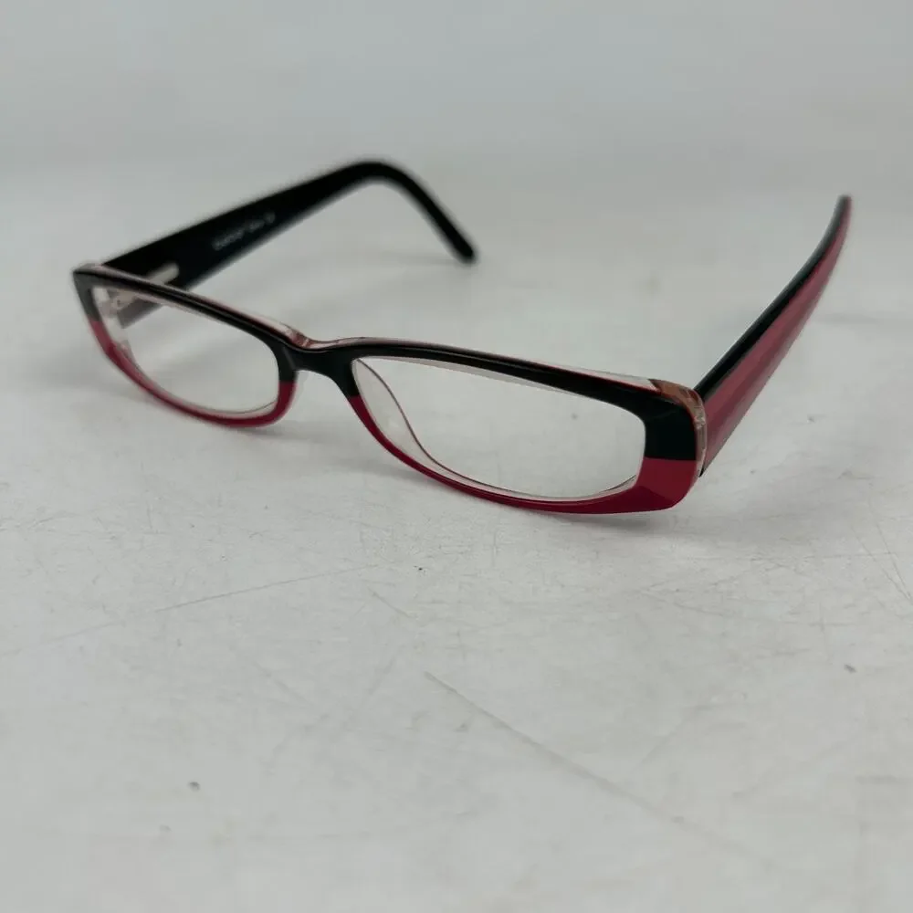 Bebe Envy Eyeglasses Frame Womens Haute Pink Rectangular‎ 49-14-135mm